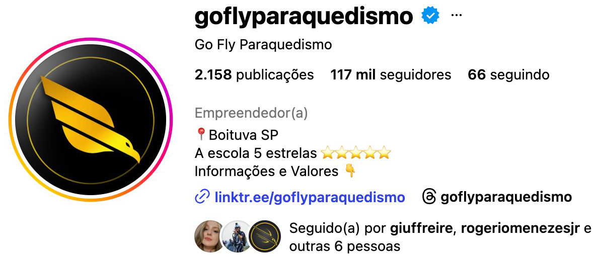 @goflyparaquedismo · 117 mil seguidores