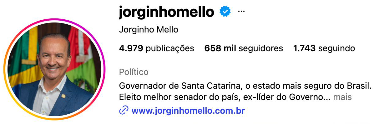 @jorginhomello · 658 mil seguidores
