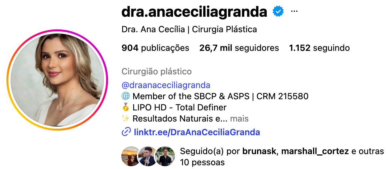 @dra.anaceciliagranda · 26,7 mil seguidores