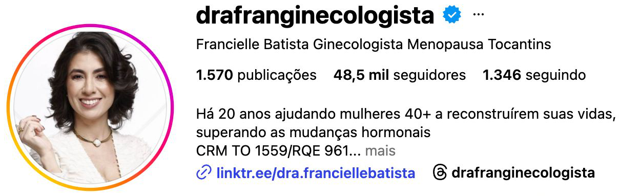 @drafranginecologista · 48,5 mil seguidores